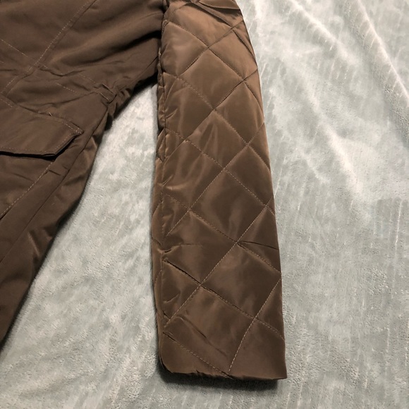 Coalition LA heavyweight quilted arm jacket olive - Picture 5 of 12